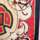 HERMES Carre 90 Scarf ""WASHINGTON'S CARRIAGE"" Silk Navy Auth BA6382-8