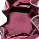 CARTIER Must Line Shoulder Bag Leather Bordeaux Gold Auth BA6388-15