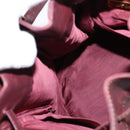 CARTIER Must Line Shoulder Bag Leather Bordeaux Gold Auth BA6388-17