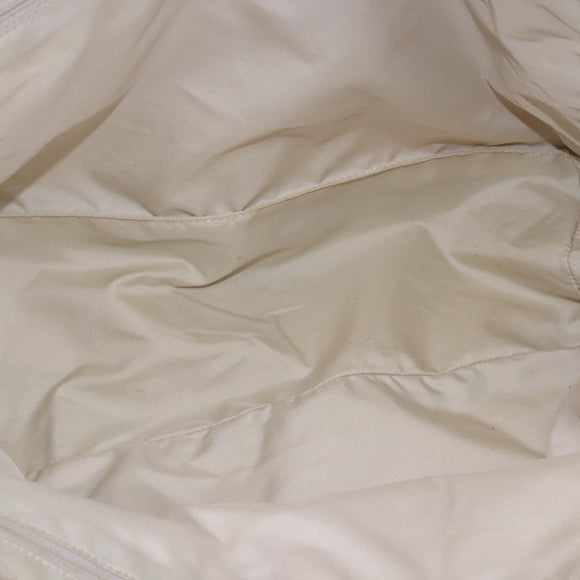 CHANEL New Travel Line Tote Bag Nylon Pink Silver CC Auth BA6389