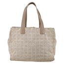 CHANEL New Travel Line Tote Bag Nylon Pink Silver CC Auth BA6389-2