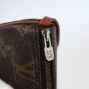 LOUIS VUITTON Monogram Papillon Pouch LV Auth BA6391-10