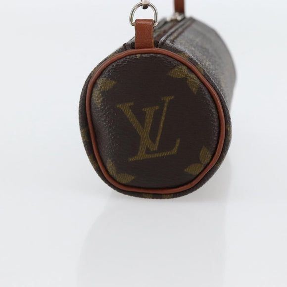 LOUIS VUITTON Monogram Papillon Pouch LV Auth BA6391