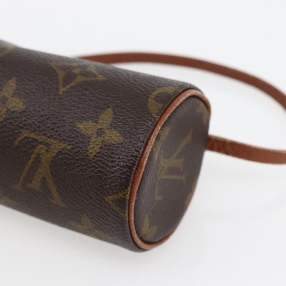 LOUIS VUITTON Monogram Papillon Pouch LV Auth BA6393