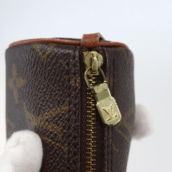 LOUIS VUITTON Monogram Papillon Pouch LV Auth BA6393