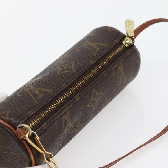 LOUIS VUITTON Monogram Papillon Pouch LV Auth BA6393