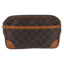 LOUIS VUITTON Monogram Compiegne 28 Clutch Bag M51845 LV Auth BA6396-13