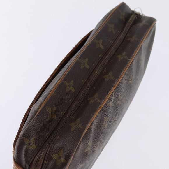 LOUIS VUITTON Monogram Compiegne 28 Clutch Bag M51845 LV Auth BA6396