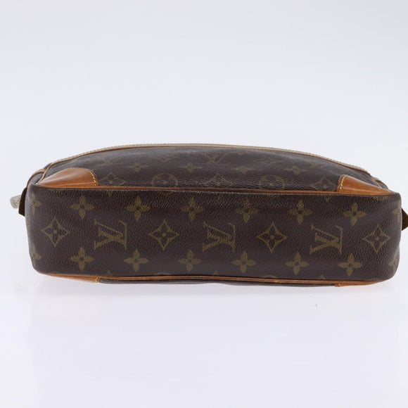 LOUIS VUITTON Monogram Compiegne 28 Clutch Bag M51845 LV Auth BA6396
