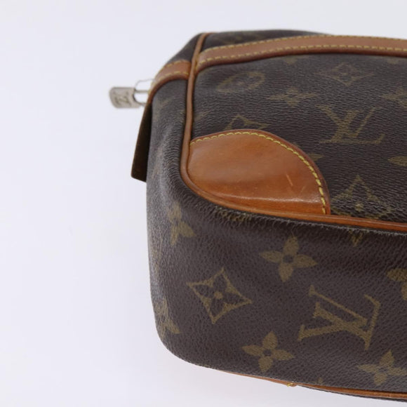 LOUIS VUITTON Monogram Compiegne 28 Clutch Bag M51845 LV Auth BA6396