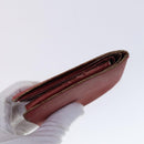 LOUIS VUITTON Epi Wallet 4 Set Green Red yellow LV Auth BA640-12