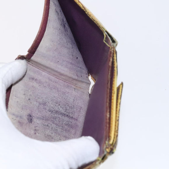 LOUIS VUITTON Epi Wallet 4Set Green Red yellow LV Auth BA640