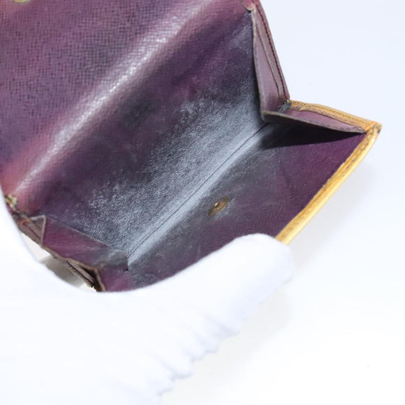 LOUIS VUITTON Epi Wallet 4Set Green Red yellow LV Auth BA640