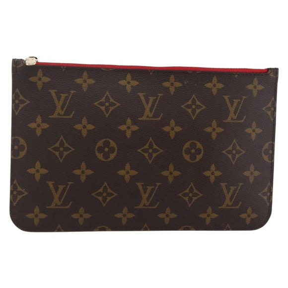 LOUIS VUITTON Monogram Neverfull MM Pouch Accessory Pouch LV Auth BA6400