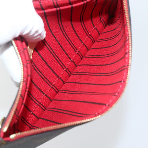 LOUIS VUITTON Monogram Neverfull MM Pouch Accessory Pouch LV Auth BA6400