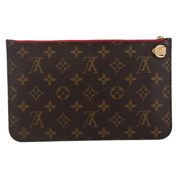 LOUIS VUITTON Monogram Neverfull MM Pouch Accessory Pouch LV Auth BA6400
