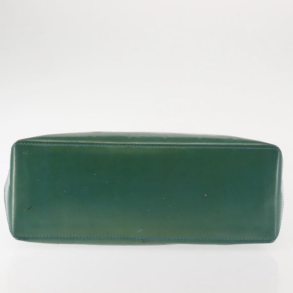 LOUIS VUITTON Vernis Wilshire Boulevard Bag Blue galatic M93646 LV Auth BA6406