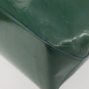 LOUIS VUITTON Vernis Wilshire Boulevard Bag Blue galatic M93646 LV Auth BA6406-15