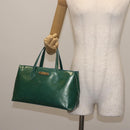 LOUIS VUITTON Vernis Wilshire Boulevard Bag Blue galatic M93646 LV Auth BA6406-24