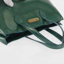 LOUIS VUITTON Vernis Wilshire Boulevard Bag Blue galatic M93646 LV Auth BA6406-7