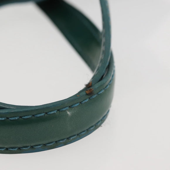 LOUIS VUITTON Vernis Wilshire Boulevard Bag Blue galatic M93646 LV Auth BA6406