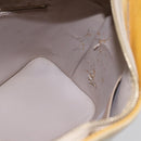 LOUIS VUITTON Monogram Vernis Houston Hand Bag Beige M91004 LV Auth BA6408-18