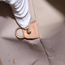 LOUIS VUITTON Monogram Vernis Houston Hand Bag Beige M91004 LV Auth BA6408-12