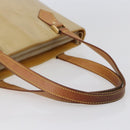 LOUIS VUITTON Monogram Vernis Houston Hand Bag Beige M91004 LV Auth BA6408-7