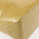 LOUIS VUITTON Monogram Vernis Reade PM Hand Bag Beige M91334 LV Auth BA6409-14