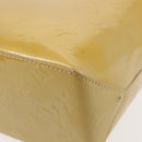 LOUIS VUITTON Monogram Vernis Reade PM Hand Bag Beige M91334 LV Auth BA6409-10