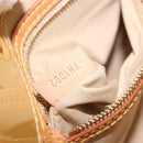 LOUIS VUITTON Monogram Vernis Reade PM Hand Bag Beige M91334 LV Auth BA6409-12