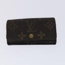 LOUIS VUITTON Monogram Epi Key Case 4Set Noir LV Auth BA641-19