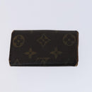 LOUIS VUITTON Monogram Epi Key Case 4Set Noir LV Auth BA641-20