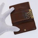 LOUIS VUITTON Monogram Epi Key Case 4Set Noir LV Auth BA641-24