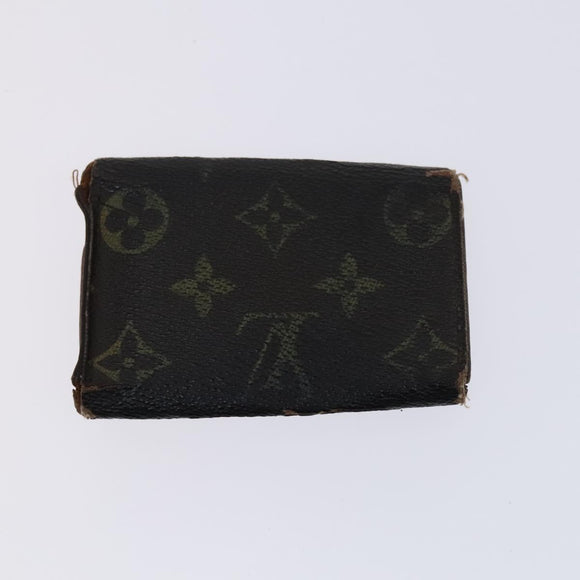 LOUIS VUITTON Monogram Epi Key Case 4 Set Noir LV Auth BA641