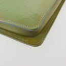 LOUIS VUITTON Monogram Vernis Lexington Pouch Baby Blue M91011 LV Auth BA6411-9