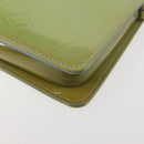 LOUIS VUITTON Monogram Vernis Lexington Pouch Baby Blue M91011 LV Auth BA6411-16