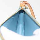 LOUIS VUITTON Monogram Vernis Lexington Pouch Baby Blue M91011 LV Auth BA6411-19