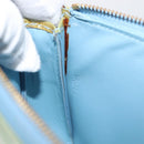 LOUIS VUITTON Monogram Vernis Lexington Pouch Baby Blue M91011 LV Auth BA6411-12