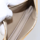 LOUIS VUITTON Monogram Vernis Lexington Pouch Beige M91010 LV Auth BA6412-11