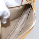 LOUIS VUITTON Monogram Vernis Lexington Pouch Beige M91010 LV Auth BA6412-19