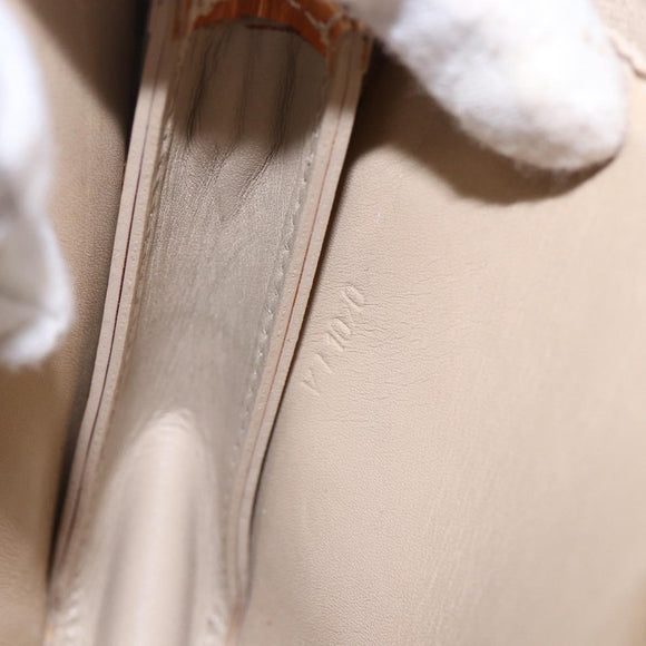 LOUIS VUITTON Monogram Vernis Lexington Pouch Beige M91010 LV Auth BA6412