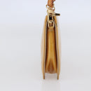 LOUIS VUITTON Monogram Vernis Lexington Pouch Beige M91010 LV Auth BA6412-3