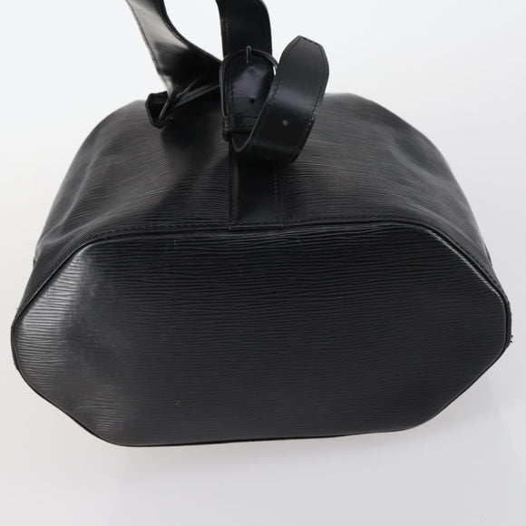 LOUIS VUITTON Epi Sac A Dos Shoulder Bag Black M80153 LV Auth BA6413