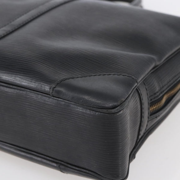 LOUIS VUITTON Epi Porte Documents Voyage Business Bag Black M54472 Auth BA6415