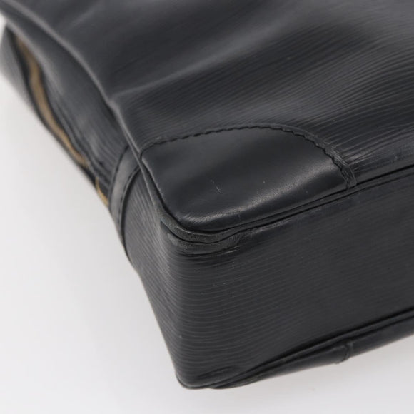 LOUIS VUITTON Epi Porte Documents Voyage Business Bag Black M54472 Auth BA6415