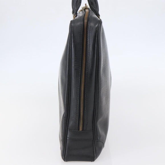 LOUIS VUITTON Epi Porte Documents Voyage Business Bag Black M54472 Auth BA6415