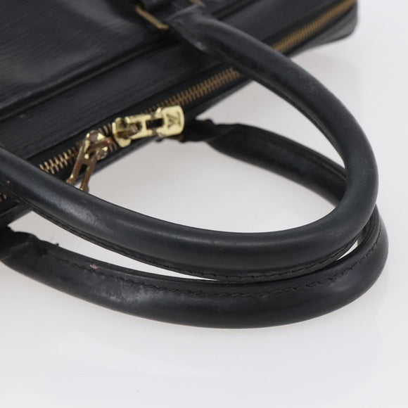 LOUIS VUITTON Epi Porte Documents Voyage Business Bag Black M54472 Auth BA6415