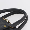 LOUIS VUITTON Epi Porte Documents Voyage Business Bag Black M54472 Auth BA6415-14