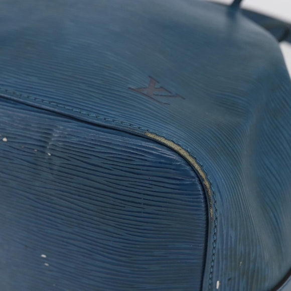 LOUIS VUITTON Epi Petit Noe Shoulder Bag Blue M44105 LV Auth BA6420